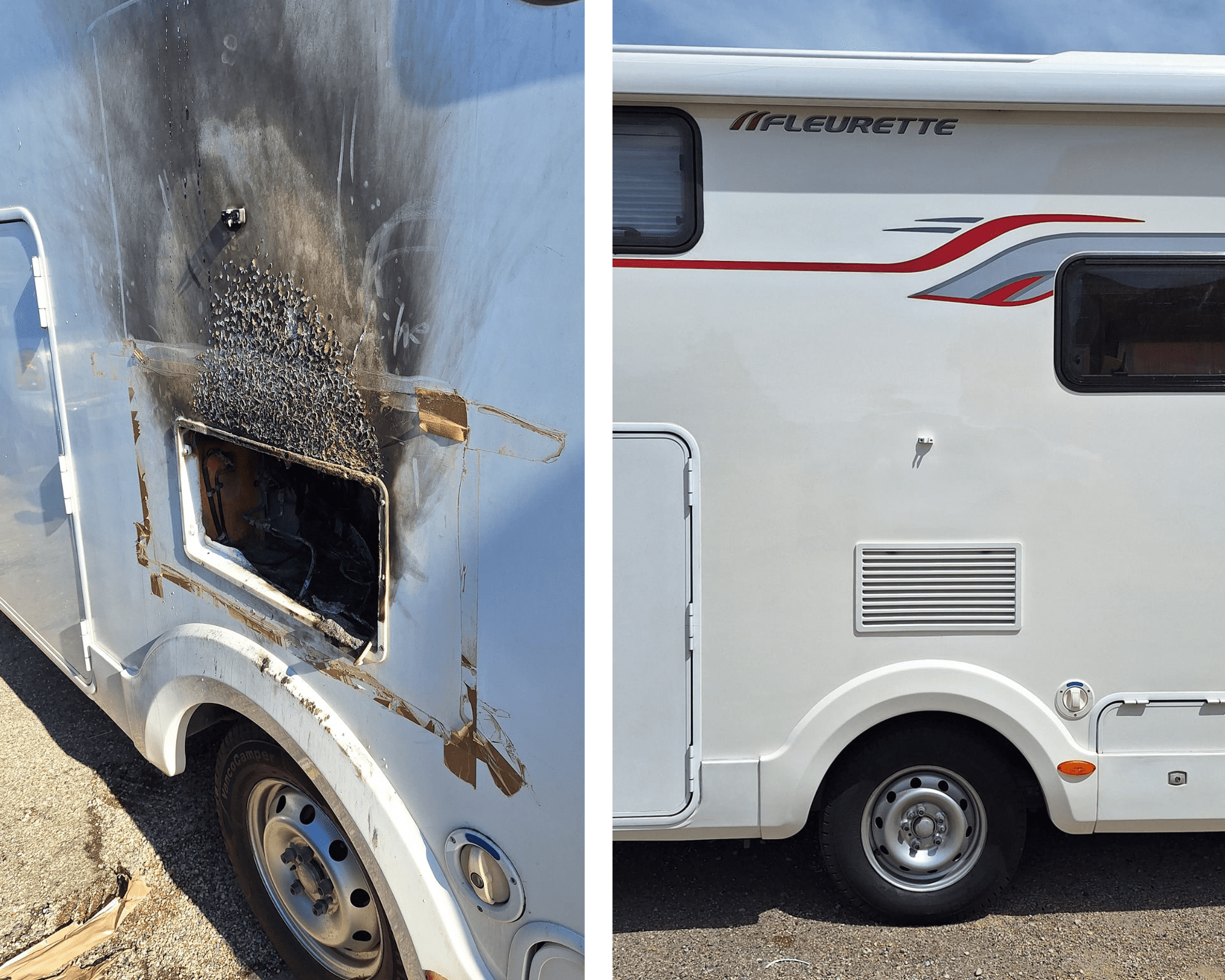 L'Atelier de Seb - Réparation et aménagement de camping-car, van et caravane dans le Gard et l’Hérault - Réparation et aménagement de camping-car, van et caravane dans le Gard et l’Hérault - Remise à neuf, après un début d'incendie sur ce camping-car
